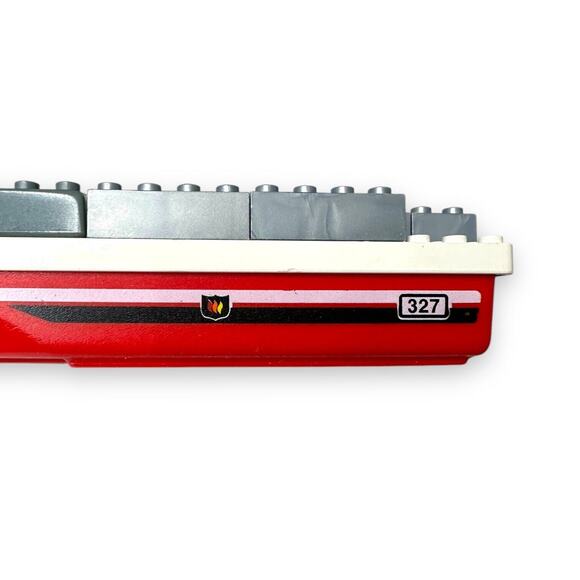 Lego Fire 327 Floating Boat Hull From Set 6429 1999 Authentic Vintage Red White - Picture 6 of 14